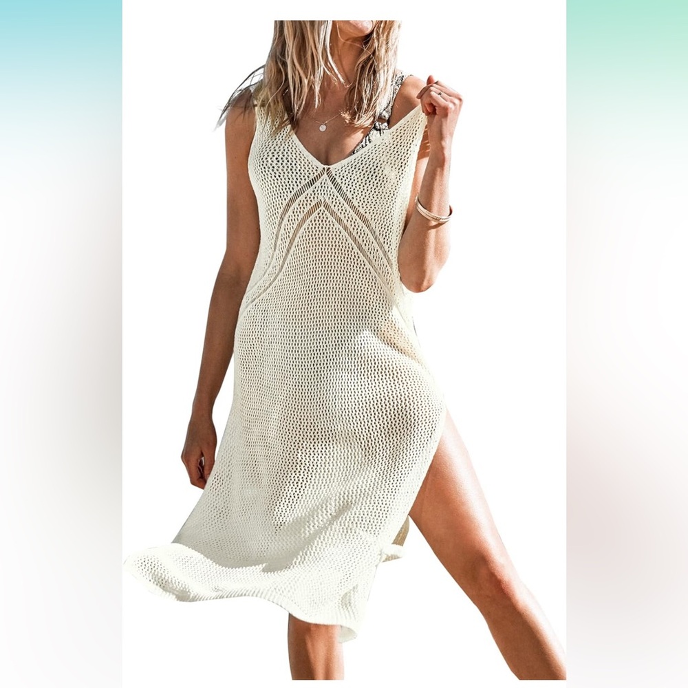 Cupshe Crochet Coverup, NWT